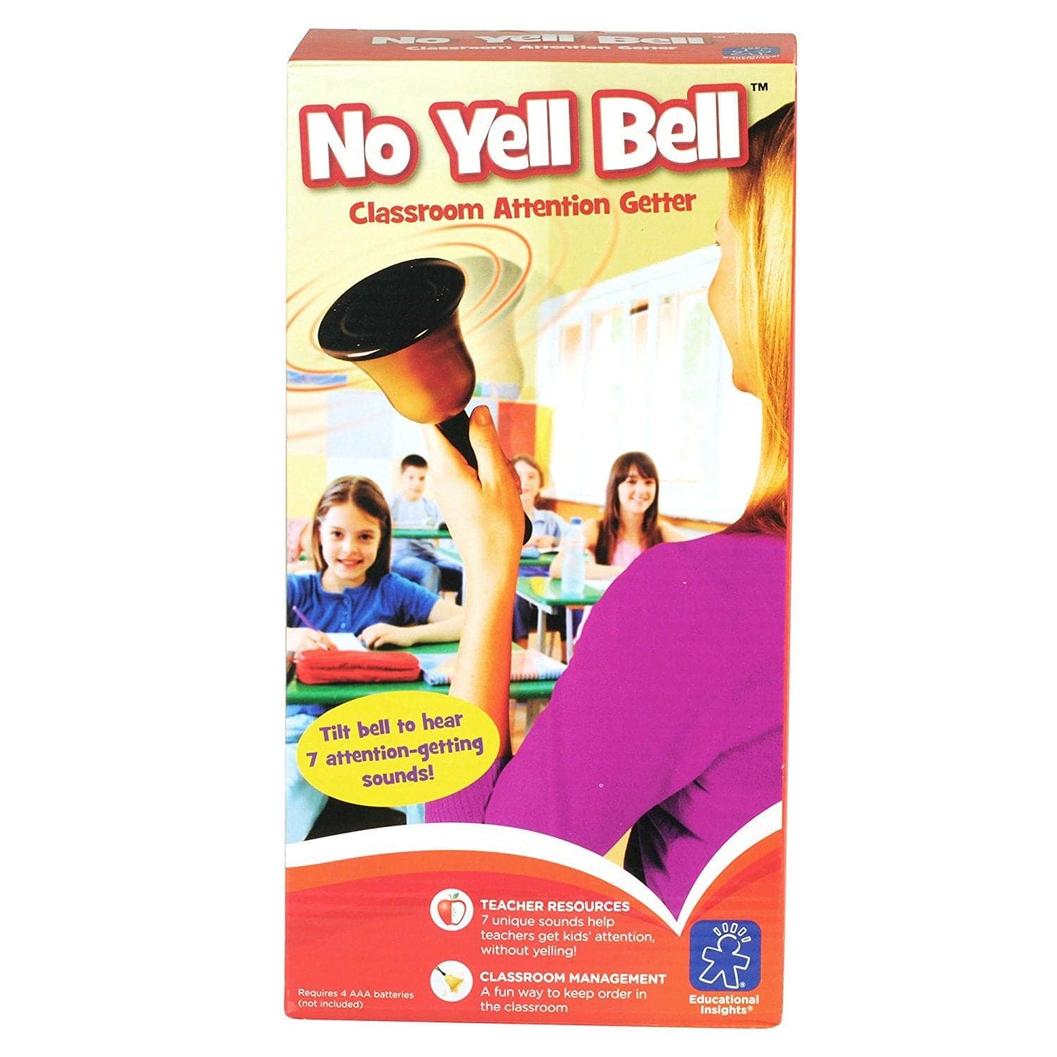 No yell bell, No yell bell,No yell toy bell,No yell electronic bell,sensory toy warehouse price comparision no yell bell,special needs visual resources, No yell bell,Learning Resources No Yell Bell – The Perfect Attention-Grabber Without the Shouting Say goodbye to strained voices and hello to the No Yell Bell, a fun and practical solution for teachers, parents, or anyone needing to capture attention quickly without raising their voice. No yell bell Features: Seven Unique Sounds: C,No yell bellLearning Reso