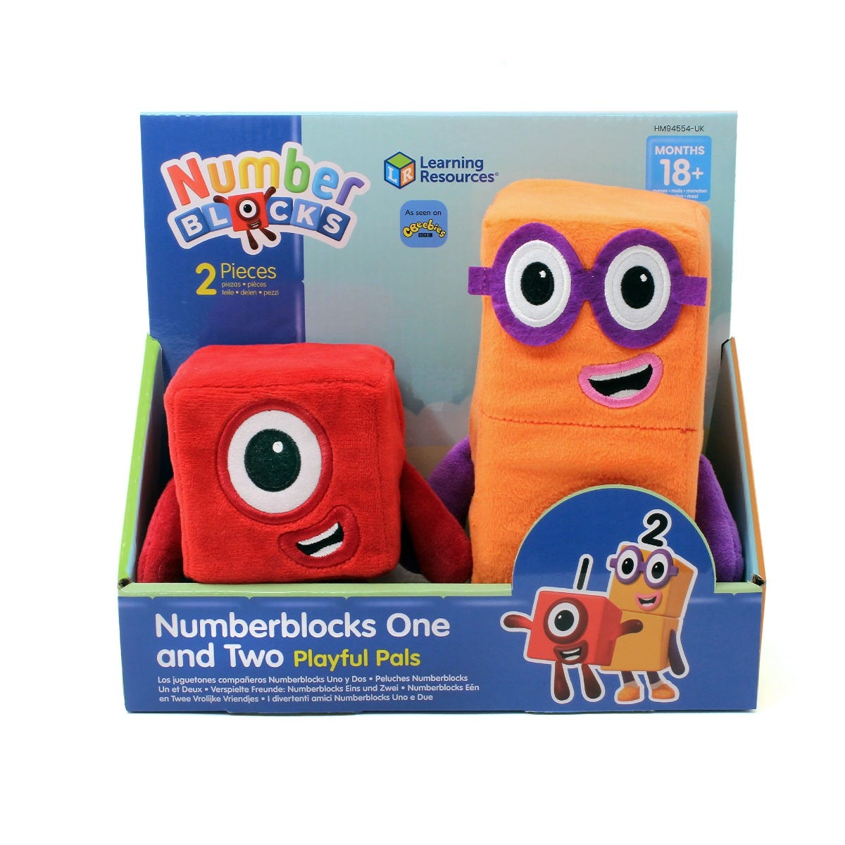 Numberblocks One And Two Playful Pals, Numberblocks One And Two Playful Pals, Numberblocks toys, Numberblocks plush toys, Numberblocks One And Two Playful Pals,Bring the on-screen magic of the Numberblocks to life for young fans of the award-winning CBeebies TV series with the Numberblocks One and Two Playful Pals plush toys. Made from super-soft plush fabric and with embroidered features, they’re ready for cuddles and snuggles. These plush toys are stuffed with high quality ,Numberblocks OneBring the on-sc