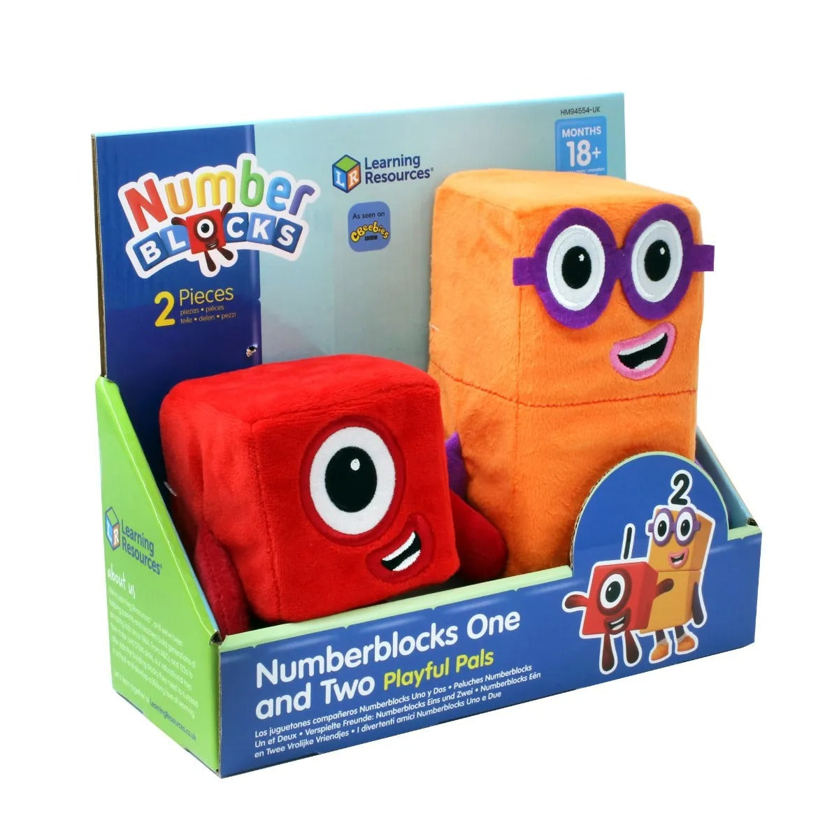 Numberblocks One And Two Playful Pals, Numberblocks One And Two Playful Pals, Numberblocks toys, Numberblocks plush toys, Numberblocks One And Two Playful Pals,Bring the on-screen magic of the Numberblocks to life for young fans of the award-winning CBeebies TV series with the Numberblocks One and Two Playful Pals plush toys. Made from super-soft plush fabric and with embroidered features, they’re ready for cuddles and snuggles. These plush toys are stuffed with high quality ,Numberblocks OneBring the on-sc