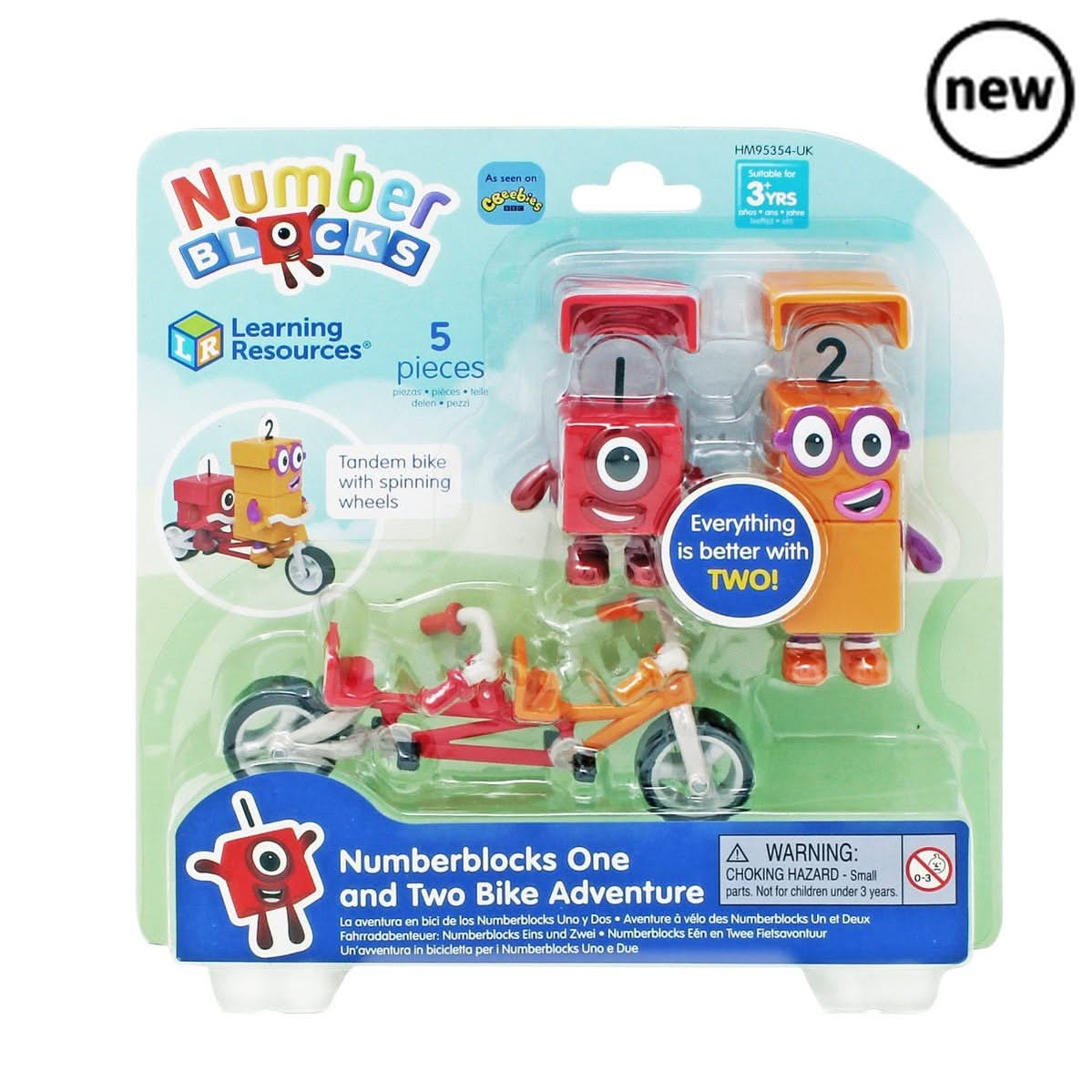 Numberblocks One and Two Bike Adventure, Numberblocks One and Two Bike Adventure,Learning Resources Numberblocks figures,Numberblocks toys,Numerblocks resources, Numberblocks One and Two Bike Adventure,Children will love playing with the adorable Numberblocks One and Two collectible figures as they pop on their helmets and place them on the Numberblocks tandem bike to ride off on a Numberblocks bike adventure. Numberblocks One and Two have true-to-character features children know and love from the CBeebiesC