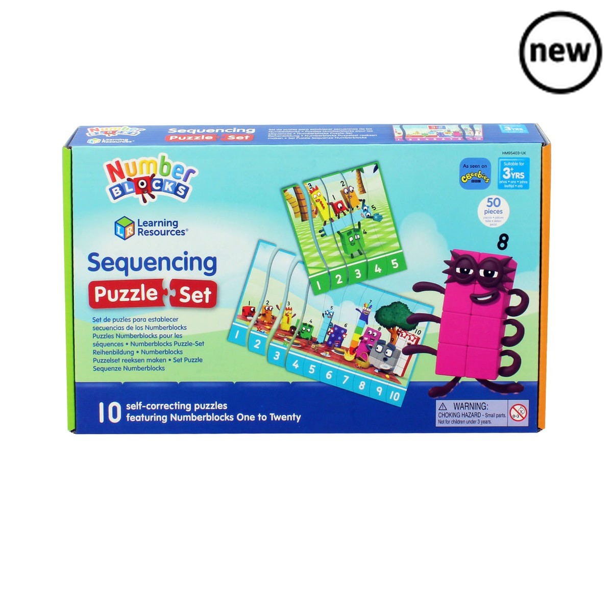 Numberblocks Sequencing Puzzle Set, Numberblocks Sequencing Puzzle Set,Numberblocks toys,Numerblocks resources,Numberblocks toys,Numerblocks resources, Numberblocks Sequencing Puzzle Set,Count on the Numberblocks One to Twenty to help little ones learn how to sequence numbers in the right order. There are 10 double-sided Numberblocks jigsaw puzzles featuring the friendly Numberblocks One to Twenty. There are 4 each for 1–5 and 1–10, and 2 forCount on the Numberblocks One to Twenty to help little ones learn 