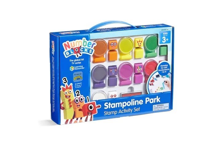 Numberblocks Stampoline Park Stamp Activity Set, Numberblocks Stampoline Park Stamp Activity Set. Numberblocks toys,Number blocks maths toys, EYFS maths resources, Numberblocks Stampoline Park Stamp Activity Set,Numberblocks Stampoline Park Stamp Activity SetCreate, imagine, and play with your favourite Numberblocks! Unleash your creativity with this fun-filled 32-piece craft kit inspired by the popular Numberblocks episode Stampoline Park! Featuring reusableNumberblocks Stampoline Park Stamp Activity SetCr