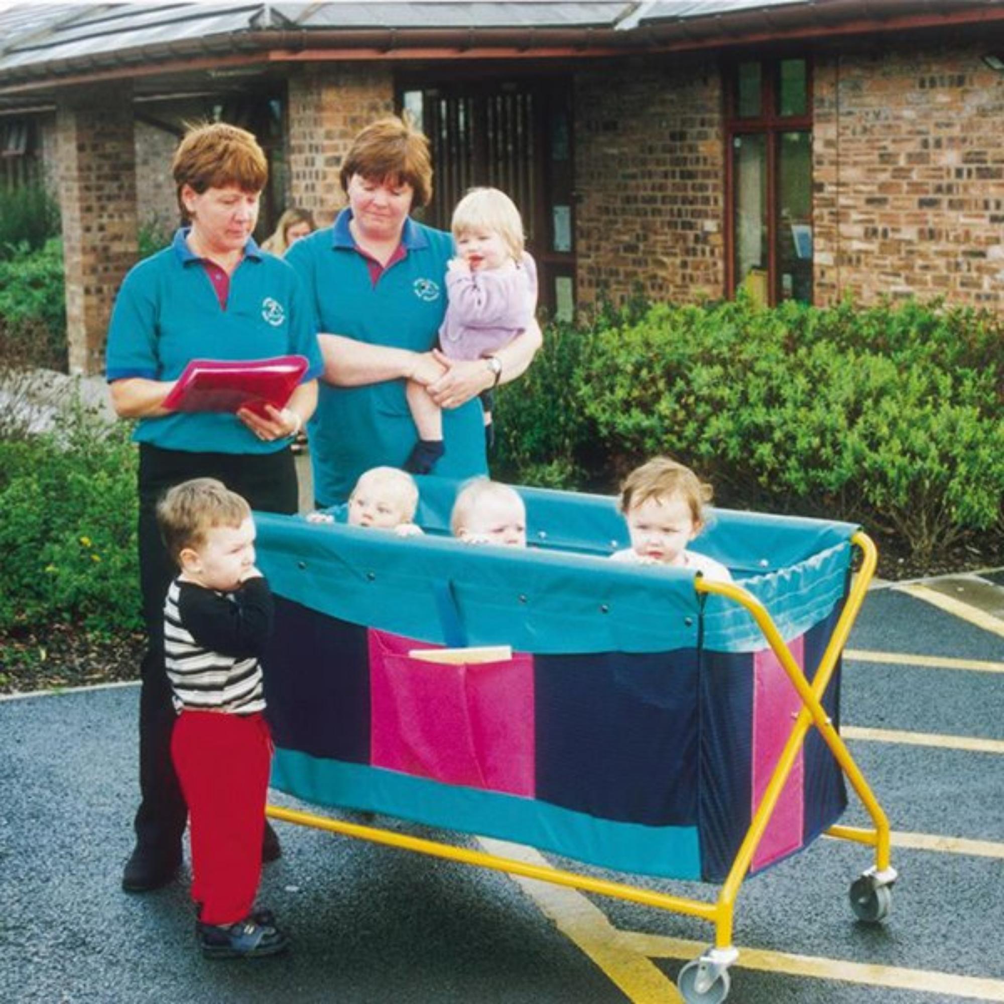 Nursery Evacuation Trolley, Nursery Evacuation Trolley, Baby Nursery Evacuation Trolley, Early years Evacuation Trolley, Toddler Evacuation Trolley, Nursery Evacuation Trolley,This fantastic Nursery Evacuation Trolley is ideal for emergencies. Use the Nursery Evacuation Trolley for transporting a number of small children within a building.The Nursery Evacuation Trolley features heavy duty castors and fabric sides, the strong frame folds flat, making it very easy to store. The fabric can beThis fantastic Nur