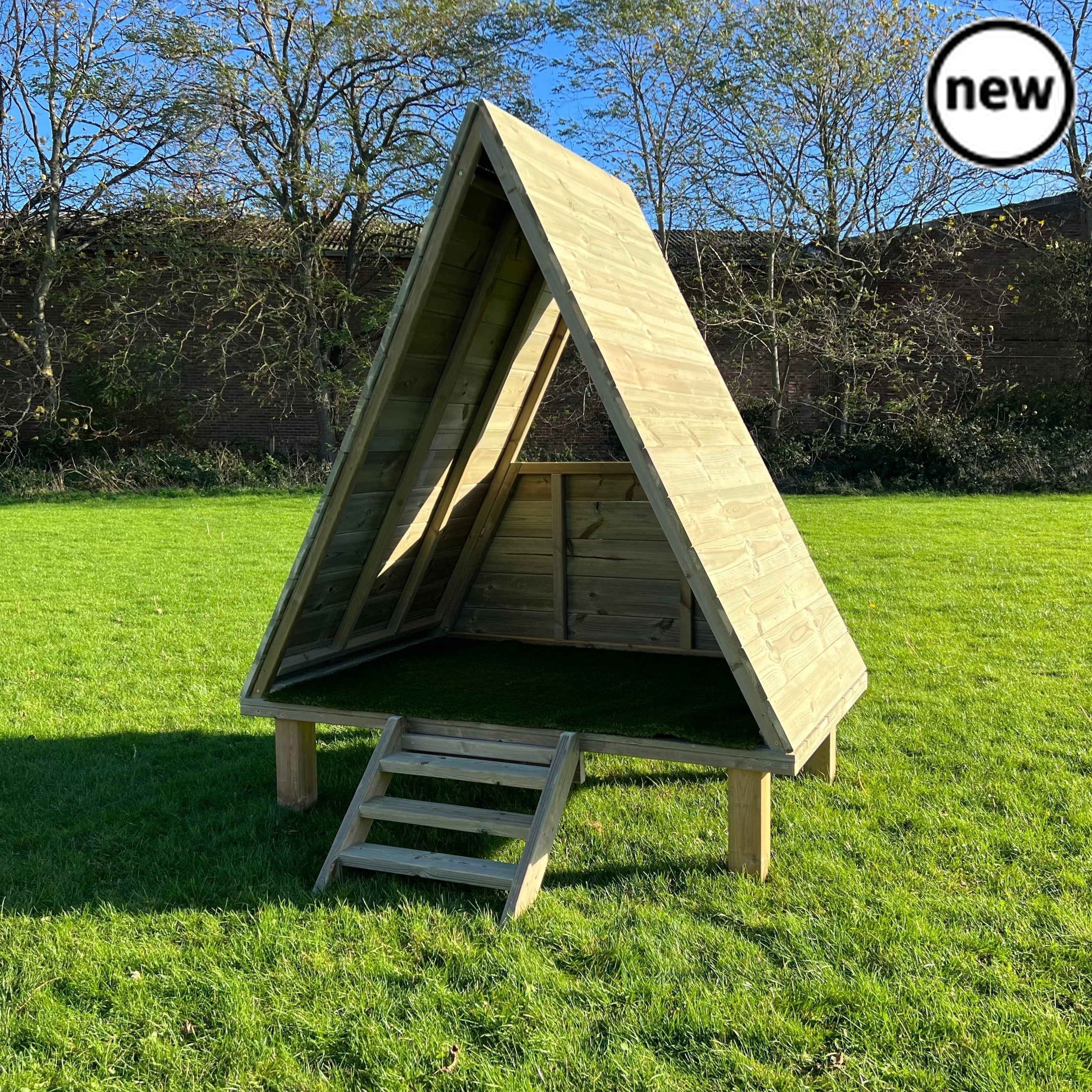 Outdoor Freestanding Teepee Den, Outdoor Freestanding Teepee Den,Outdoor Wooden Teepee,Children's outdoor tepees,garden teepees,children's outdoor wooden furniture, Outdoor Freestanding Teepee Den,Exciting and adventurous, this robust resource offers multiple elements of play. Physical, sensory and role play; this extraordinary teepee den can be used however you may choose. Inclusive of artificial grass inside, to generate a natural look and feel. It is the perfect place to curl up and read a book! Developi