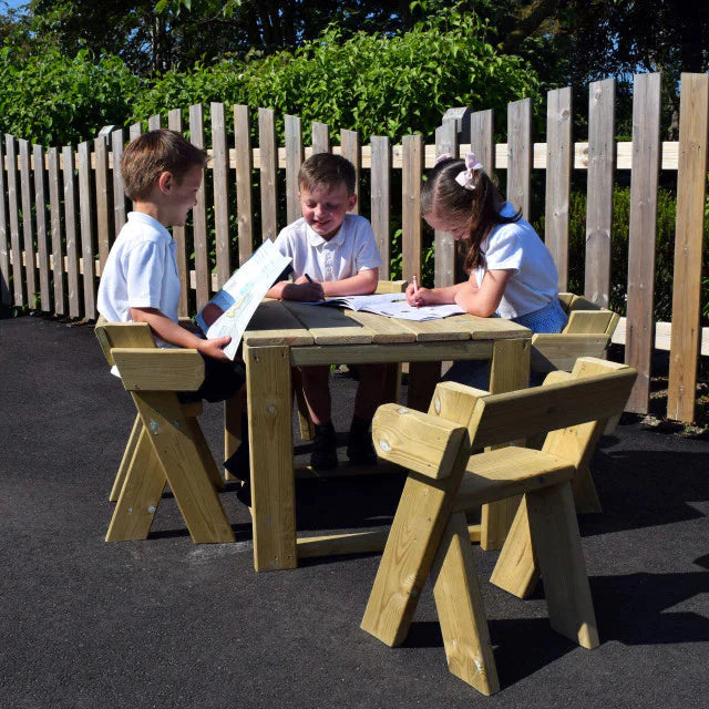 Outdoor Midi Table and Chairs for Children, Outdoor Midi Table and Chairs for Children,Outdoor school seating,playground seating,playground equipment, Outdoor Midi Table and Chairs for Children,Introducing the Outdoor Midi Table and Chairs, the essential outdoor seating solution for all EYFS (Early Years Foundation Stage) environments! This Outdoor Midi Table and Chairs Set is designed to accommodate up to four children, providing them with a comfortable and functional space to enjoy their lunchIntroducing 