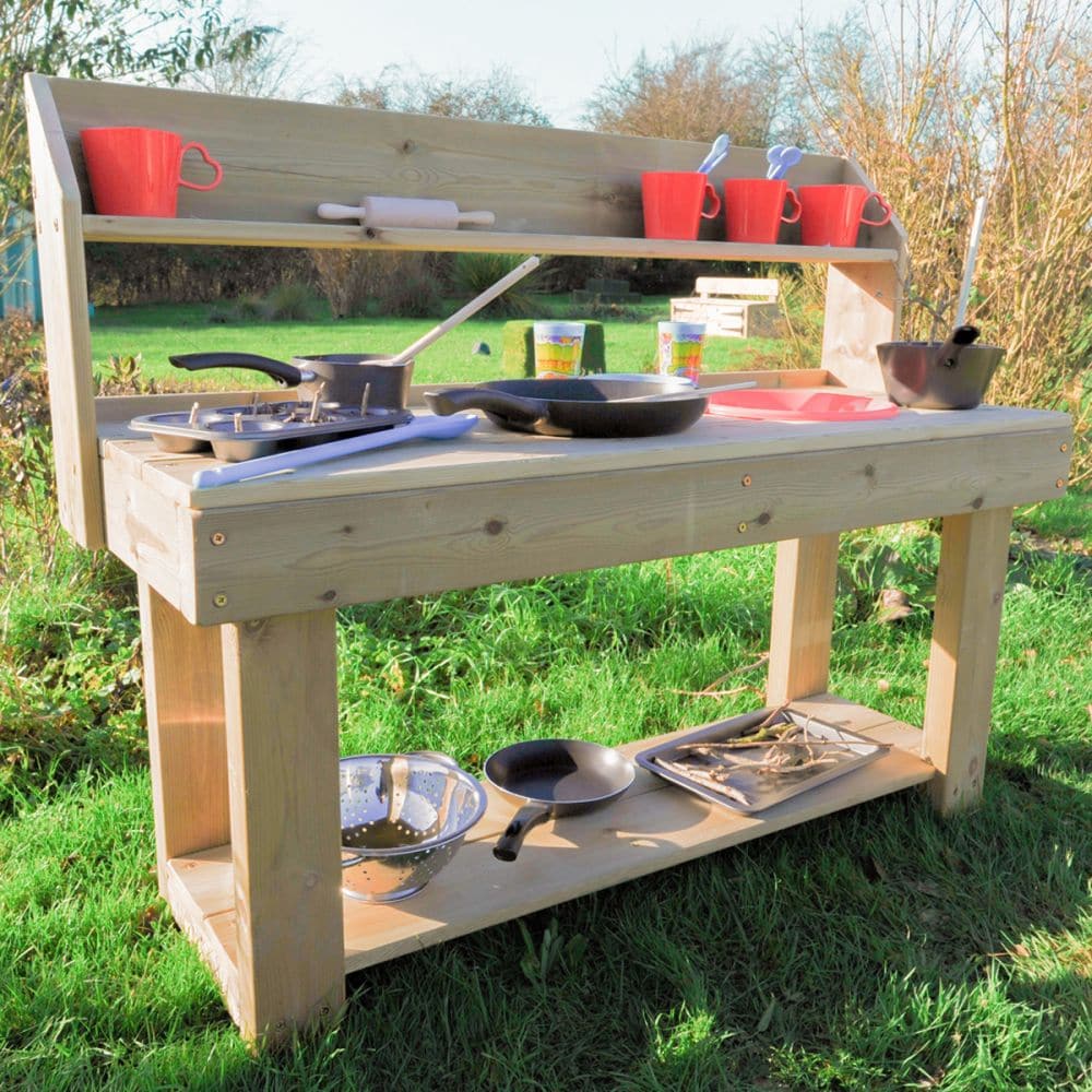 Outdoor Mud Pie Kitchen, Outdoor Mud Pie Kitchen, Mud Kitchen, Mud Pie Kitchen,Outdoor Mud Kitchen, Outdoor Mud Pie Kitchen,This delightful Outdoor Mud Pie Kitchen will be a welcome addition to your existing messy play area. The outdoor mud kitchen contains a shelf underneath so you can store all your accessories during play. Messy play in outdoor mud kitchens is a crucial part of children's education. It fosters curiosity, imagination and ,Outdoor Mud Pie KitchenThis delightful Outdoor Mud Pie Kitchen will