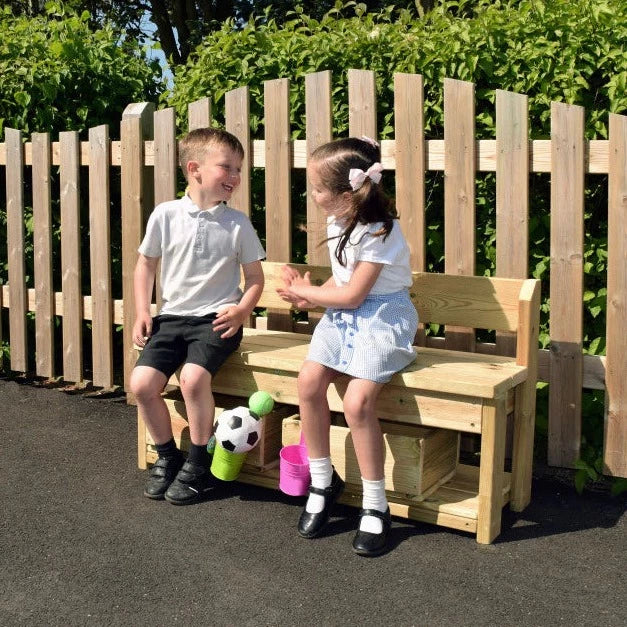 Outdoor Storage Buddy Bench, Outdoor Storage Buddy Bench,Outdoor school seating,playground seating,playground equipment, Outdoor Storage Buddy Bench,Introducing the Outdoor Storage Buddy Bench, a versatile and essential addition to any playground. This bench offers a perfect combination of seating comfort and ample storage space for trays, boxes, or crates. Designed with children in mind, it grants them easy access to all their playground essentials conveniently lo,Outdoor Storage BuddyIntroducing the Outdo