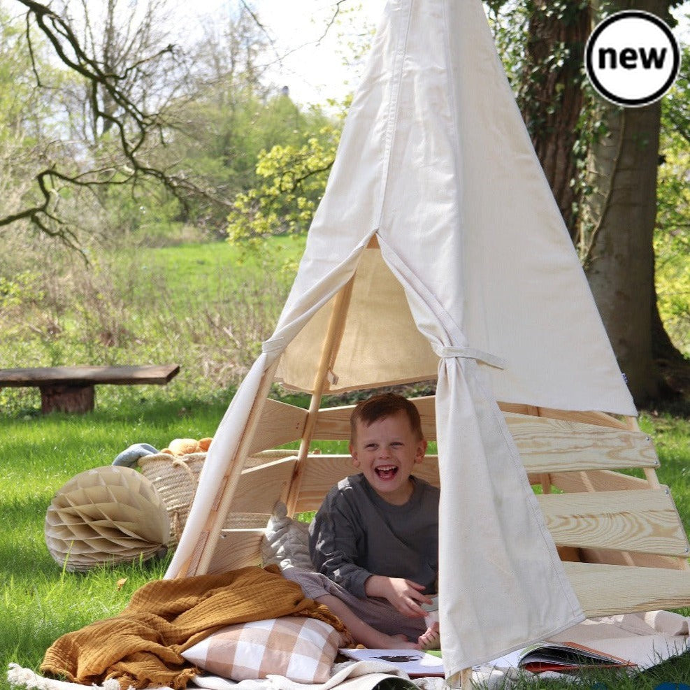 Outdoor Teepee Tent, Outdoor Teepee Tent,Children's Wigwam Tepee,Children's wigwam,Children's Tepee,Children's Tipi, Outdoor Teepee Tent,Introducing our Outdoor Teepee Tent, the ultimate playtime haven for true fans of the outdoors! Crafted with robust wood and waterproof tent fabric, this spacious play tent offers young adventurers a safe and sheltered space to unleash their creativity in the garden. Designed to withstand even the wilds of play, this m,Outdoor Teepee TentIntroducing our Outdoor Teepee Tent