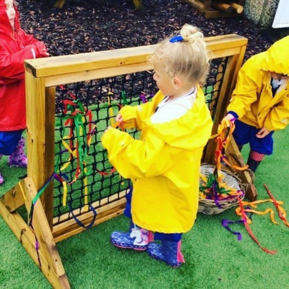 Outdoor Weaving Net in Wooden Frame, Outdoor Weaving Net in Wooden Frame,Outdoor Weaving Panel,Playscapes Outdoor Weaving Panel,Childrens Easel,Leave Me Outdoors playground equipment, Outdoor Weaving Net in Wooden Frame,Improve fine motor skills with this sturdy Outdoor Weaving Net in Wooden Frame. The Outdoor Weaving Net in Wooden Frame can be used with other panels to make an enclosed, sectioned off zone or used independently. Accessories not included. This is made from pre-treated Scandinavian Redwood wh