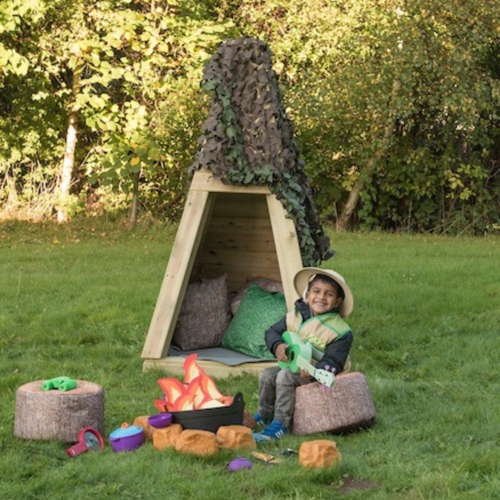 Outdoor Wooden Teepee, Outdoor Wooden Teepee,Children's outdoor tepees,garden teepees,children's outdoor wooden furniture, Outdoor Wooden Teepee,Children will love creating a secret hideaway as they role play and have fun conjuring up imaginary games using the Outdoor Wooden Teepee. Set up camp and create a cosy retreat, or simply sit back and enjoy the wonders of nature from inside this rustic wooden teepee. The Outdoor Wooden Teepee add lots of play value witOutdoorChildren will love creating a secret hid