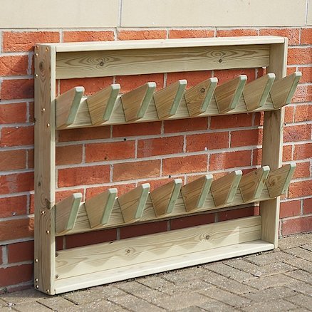 Outdoor Wooden Wellie Wall, Outdoor Wooden Wellie Wall,Outdoor Wooden Wellie Rack,Outdoor wellie rack,Outdoor Wooden Wellie Wall, Outdoor Wooden Wellie Wall,This Outdoor Wooden Wellie Wall requires no maintenance and can be left outside.The Outdoor Wooden Wellie Wall is designed to be positioned at ground level and fixed to a wall (fixings not included). Made from pre-treated Scandinavian Redwood which is guaranteed against rot and insect infestation for 10 years. Holds up,Outdoor Wooden Wellie WallThis Out