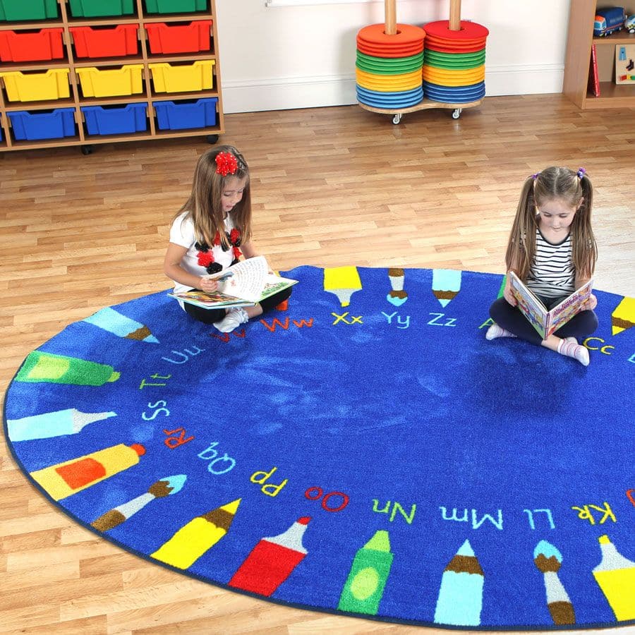 Oval Pencils Alphabet Carpet, Oval Pencils Alphabet Carpet,school carpet and rugs,childrens learning rugs,childrens learning carpets, Oval Pencils Alphabet Carpet,This highly visual, Oval Pencils Alphabet Carpet combines learning the letters of the alphabet and colour recognition. An essential when teaching literacy, introducing letter formation and testing children's ability to recognise the difference between capital and lower case letters. The Oval Pencils Alphabet Carpet is ,Oval Pencils AlphabetThis hi