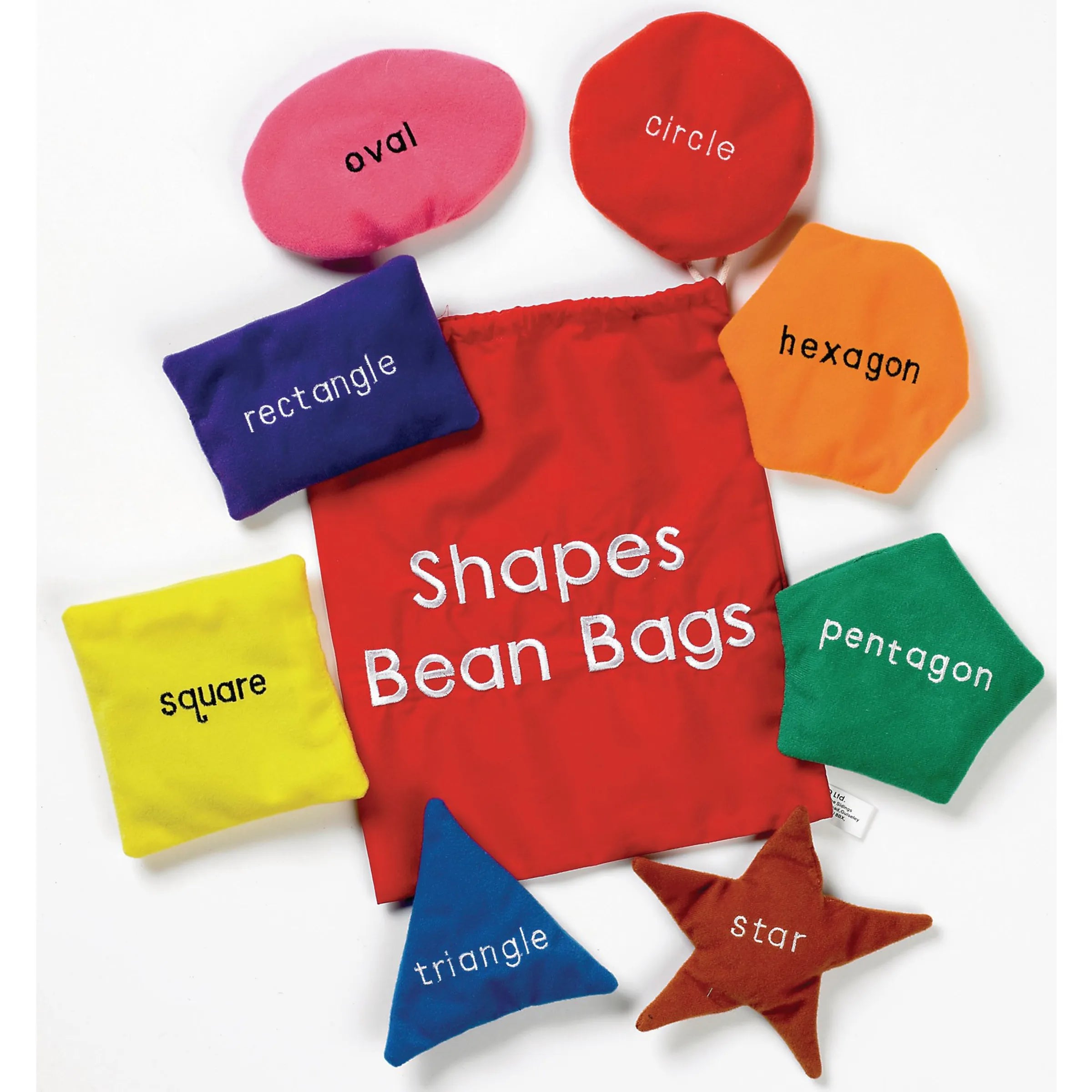 Shapes Beanbags Pack of eight