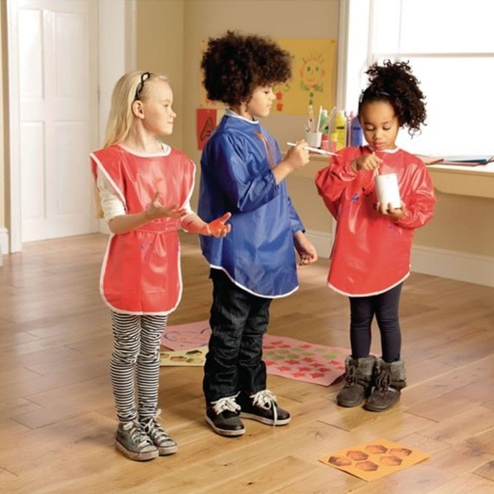 PVC Play Overalls Pack of 10 - Medium 5-6 Years, PVC Play Overalls Pack of 10 - Medium 5-6 Years, Classroom art aprons,art equipment,classroom art supplies, PVC Play Overalls Pack of 10 - Medium 5-6 Years,Our PVC Play Overalls Pack of 10 are made from strong, waterproof PVC and are perfect for creative and wet play. The PVC Play Overalls Pack of 10 come complete with sleeves, elasticated wrists with hook and loop fastening. Made from strong waterproof PVC. Can be used both indoors and outdoors. ReasonsOur P