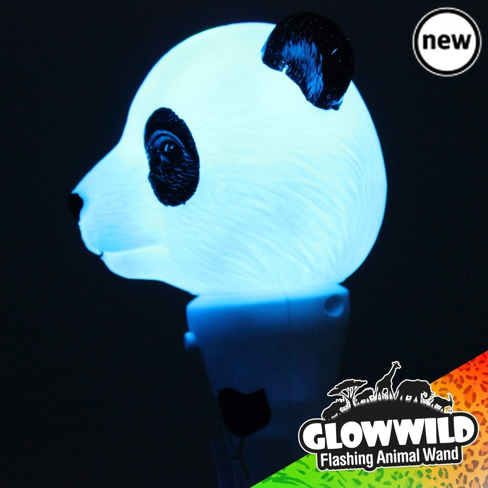 Panda Mini Light Up Animal Wand 7", Panda Mini Light Up Animal Wand 7"-Sensory Toys,Panda Mini Light Up Animal Wand, Panda Mini Light Up Animal Wand 7",Cuteness overload!! This adorable Panda Mini Light Up Animal Wand is lit with multi coloured flashing LEDs that illuminate the cute panda head in a colour flash light show! An adorable Glow Wild flashing animal wand that's just the right size for small hands, the simple on/off function makes it easy for even theCuteness overload!! This adorable Panda Mini Li