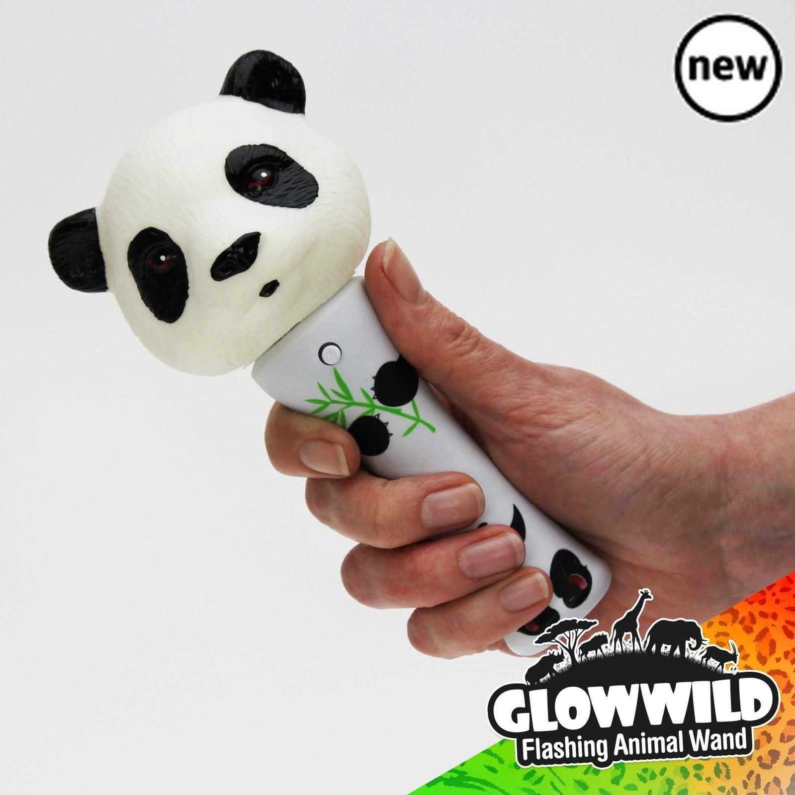 Panda Mini Light Up Animal Wand 7", Panda Mini Light Up Animal Wand 7"-Sensory Toys,Panda Mini Light Up Animal Wand, Panda Mini Light Up Animal Wand 7",Cuteness overload!! This adorable Panda Mini Light Up Animal Wand is lit with multi coloured flashing LEDs that illuminate the cute panda head in a colour flash light show! An adorable Glow Wild flashing animal wand that's just the right size for small hands, the simple on/off function makes it easy for even theCuteness overload!! This adorable Panda Mini Li