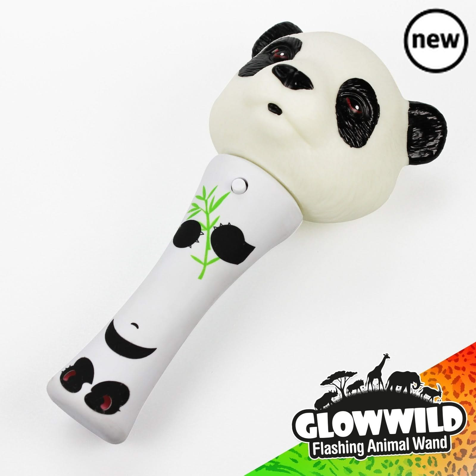 Panda Mini Light Up Animal Wand 7", Panda Mini Light Up Animal Wand 7"-Sensory Toys,Panda Mini Light Up Animal Wand, Panda Mini Light Up Animal Wand 7",Cuteness overload!! This adorable Panda Mini Light Up Animal Wand is lit with multi coloured flashing LEDs that illuminate the cute panda head in a colour flash light show! An adorable Glow Wild flashing animal wand that's just the right size for small hands, the simple on/off function makes it easy for even theCuteness overload!! This adorable Panda Mini Li