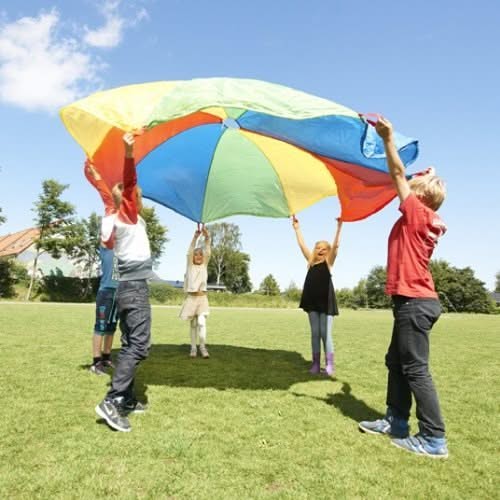 Parachute games 1.75 metre, Parachute games 1.75 metre, special needs parachute games, special needs parachute games, special needs parachute games, school parachute games, Parachute games 1.75 metre,Parachute play is a novel and fun way of encouraging new skills and development. Playing with the parachute provides exercise for the whole body – for everyone! A wonderful way of developing basic physical coordination. Inspires many types of activities for groups of children or grown-ups. Made of colourful,Par