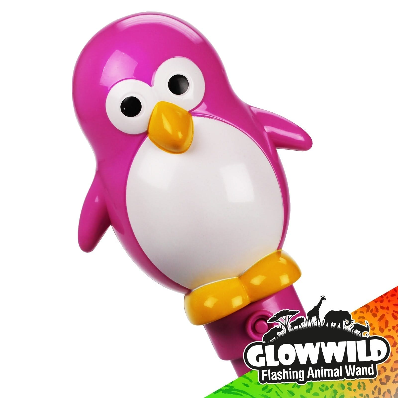 Penguin Mega Light Up Animal Wand 11", Penguin Mega Light Up Animal Wand 11"-Sensory Toys,Penguin Mega Light Up Animal Wand, Penguin Mega Light Up Animal Wand 11",The coolest animal wand, this cute Penguin Mega Light Up Animal Wand is packed full of multi coloured, flashing LEDs that cycle through funky colour flash effects! A substantial wand or baton that's topped with a pink or blue penguin and finished at the base with a colourful disco ball, this playful animal wandThe most remarkable animal wand, this