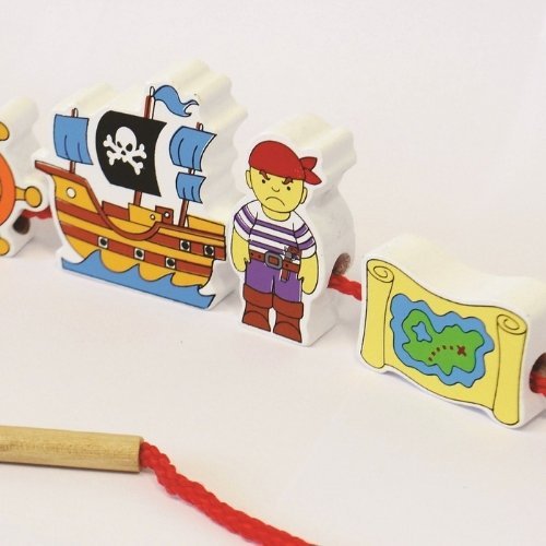 Pirate Lacing Blocks - Pk12, Pirate Lacing Blocks - Pk12,Lacing Beads,Threading toys,threading games,threading resources,childrens threading beads,hand and eye coordination resources, Pirate Lacing Blocks - Pk12,Pirate Lacing Blocks - Pk12 – Bring Storytelling to Life Set sail on a creative journey with the Pirate Lacing Blocks - Pk12, a fun and engaging resource designed to inspire storytelling, develop fine motor skills, and encourage imaginative play. Perfect for young adventurers aged 24 months and up, 