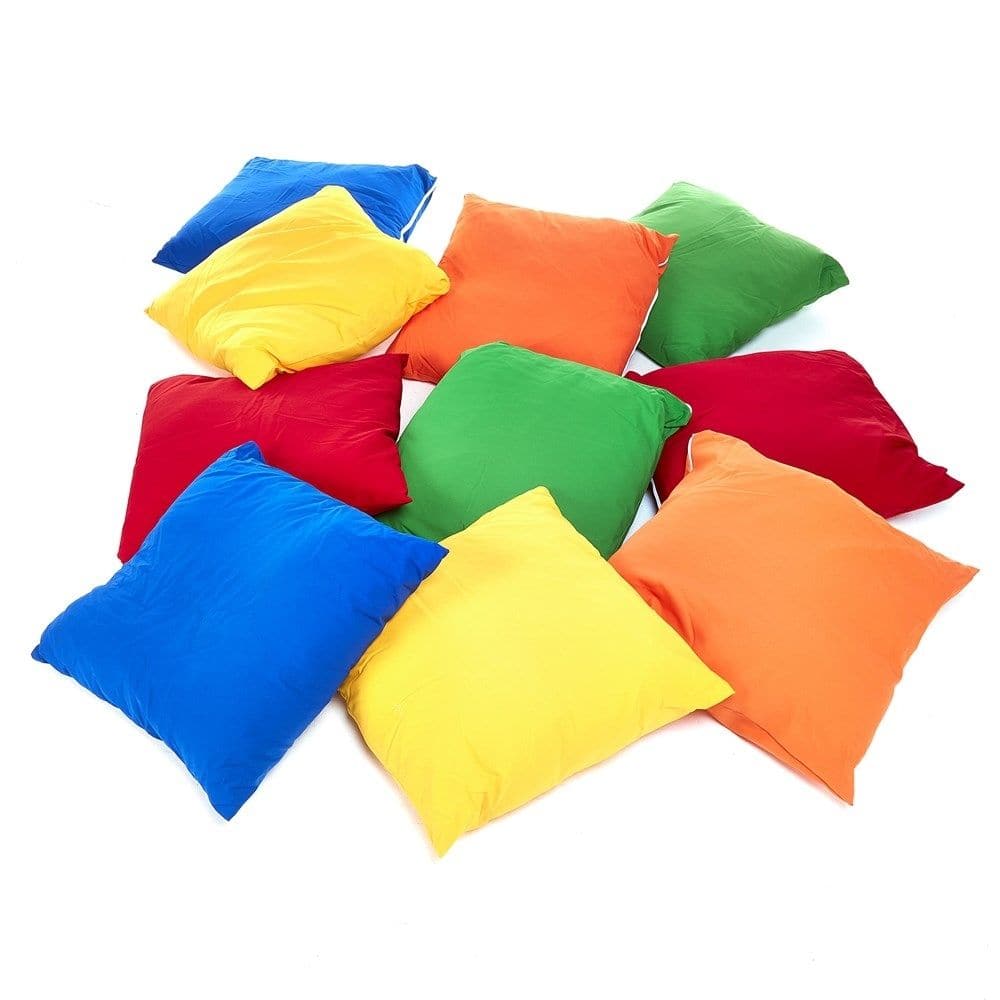 Plain Cushions Medium Pack of 10, Plain Cushions Medium Pack of 10,sensory beanbag,sensory room cushion,sensory room beanbag,beanbag Classroom,classroom bean bags,classroom cushion pack, Plain Cushions Medium Pack of 10,Introducing our Pack of 10 Medium Cushions – the perfect addition to make your learning spaces inviting, colourful, and comfortable. Ideal for creating cosy reading corners, relaxation areas, and other informal learning settings, these cushions provide both style and practicality to enhance 