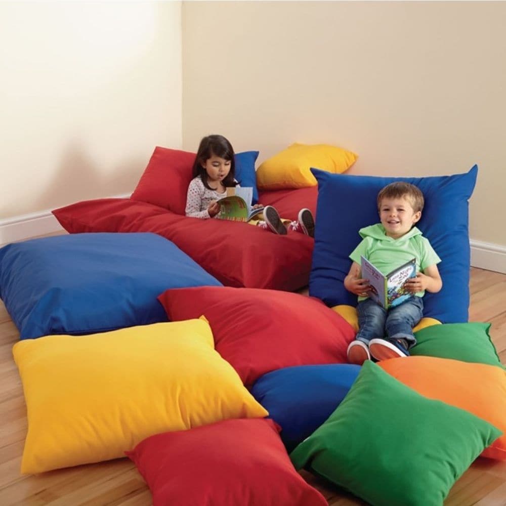 Plain Cushions Medium Pack of 10, Plain Cushions Medium Pack of 10,sensory beanbag,sensory room cushion,sensory room beanbag,beanbag Classroom,classroom bean bags,classroom cushion pack, Plain Cushions Medium Pack of 10,Introducing our Pack of 10 Medium Cushions – the perfect addition to make your learning spaces inviting, colourful, and comfortable. Ideal for creating cosy reading corners, relaxation areas, and other informal learning settings, these cushions provide both style and practicality to enhance 