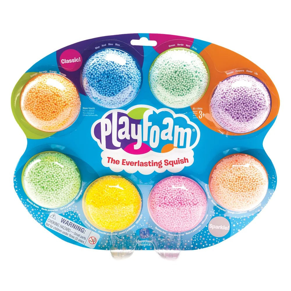 Playfoam Combo 8-Pack, Playfoam Combo 8-Pack.Playfoam 8 pack,Playfoam combo 8 pack,,playfoam super saver set,materials and their properties,science,early years resources, educational resources, educational materials, children's learning resources, Playfoam Combo 8-Pack,Sculpt, squish, and shape this sensory play fun into anything shape you can imagine. Then smush it all down and start again. The Playfoam Combo 8-Pack contains a bead-like structure which helps stimulate the sense of touch, and the pliable te