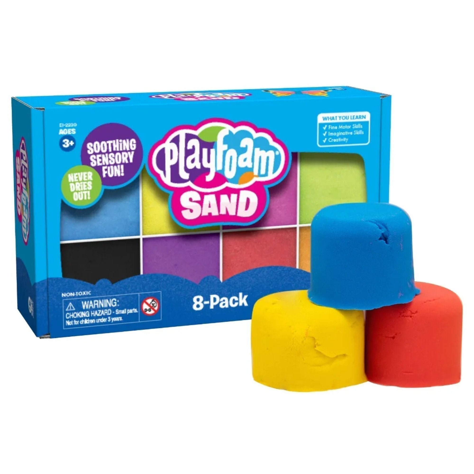 Playfoam Sand 8-Pack, Playfoam Sand 8-Pack,Messy play sand special needs,special needs tactile games ideas,special needs sensory games and ideas, Playfoam Sand 8-Pack,Sink into some seriously soft sculpting shaping fun with Playfoam® Sand.This tactile play sand can be sculpted, squished, and moulded like wet sand, and sifted and scooped like dry sand, making Playfoam Sand perfect for sensory play in the classroom or at home. What’s more, as little hands squish, sculpt, and more, the,Playfoam Sand 8-PackSink