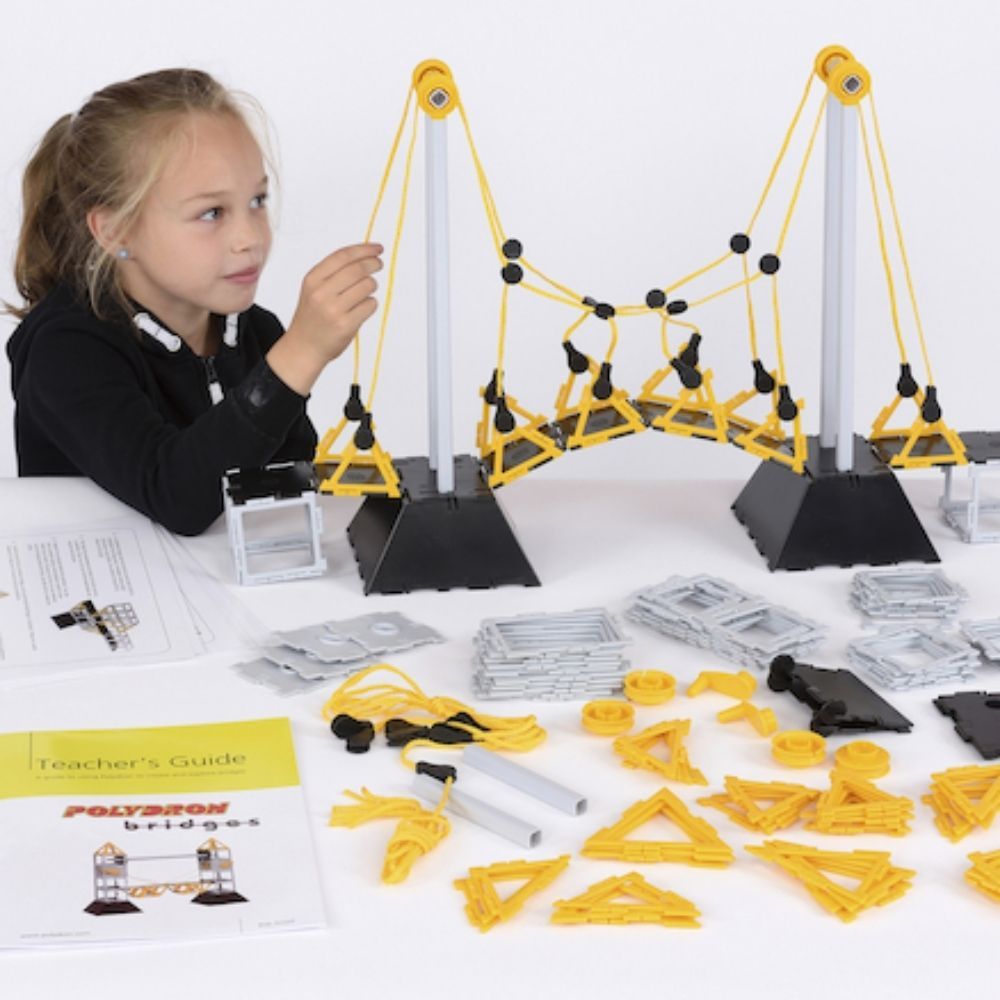 Polydron Bridges Set, Polydron Bridges Set,Polydron,Polydron toys,Polydron construction,construction resources,polydron, Polydron Bridges Set – A Hands-On Introduction to Engineering and Design The Polydron Bridges Set is an engaging and educational construction kit, designed to introduce children to the fundamentals of bridge engineering and structural design. With 134 versatile pieces, young builders can recreate iconic bridges from around the world, gaining hands-on experience in civil engineering, STEM 