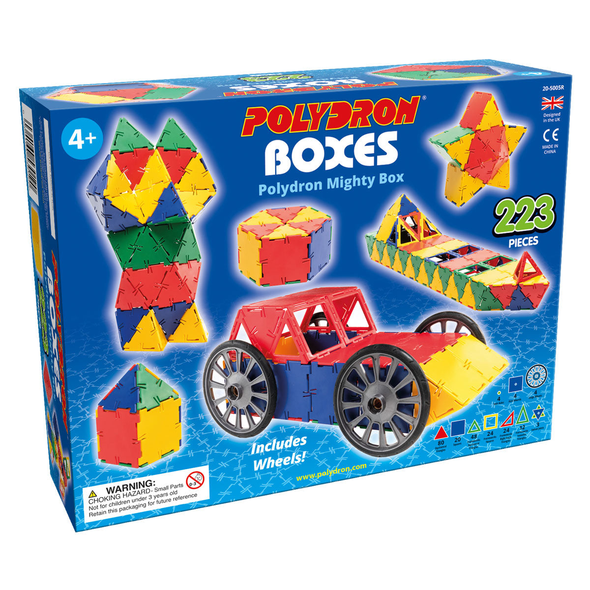 Polydron Mighty Box, Polydron Mighty Box,,Polydron toys,Polydron discount code,,building blocks,sensory building blocks,sensory toys,fiddle toys,manual dexterity toys, Polydron Mighty Box,The Polydron Mighty Box is a highly versatile construction system used in schools worldwide. With this set, children can explore and build a wide variety of 2D and 3D models, allowing their creativity and problem-solving skills to flourish.One of the standout features of the Polydron Mighty Box is the inclusion of whee,Pol