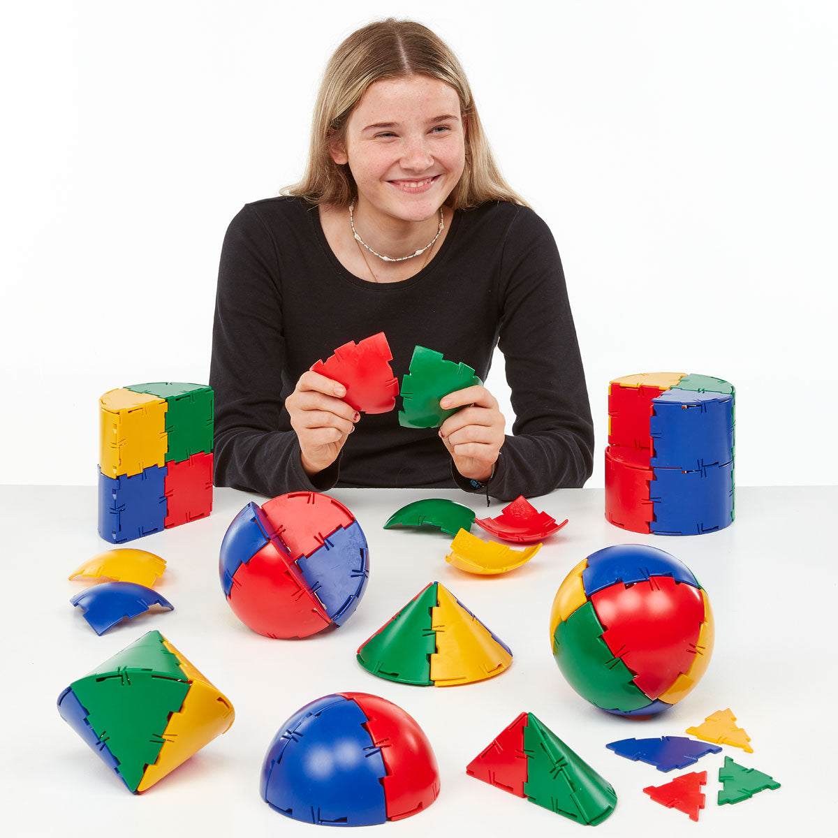 Polydron Sphera Class Set, Polydron Sphera Class Set,Polydron toys,Polydron discount code,,building blocks,sensory building blocks,sensory toys,fiddle toys,manual dexterity toys, Polydron Sphera Class Set,Introduce your classroom to the fascinating world of spherical models with the Polydron Sphera Class Set. This comprehensive set is designed to engage and inspire students as they build and explore over 16 different spherical models together.Containing a total of 196 pieces, this class set provides ample r