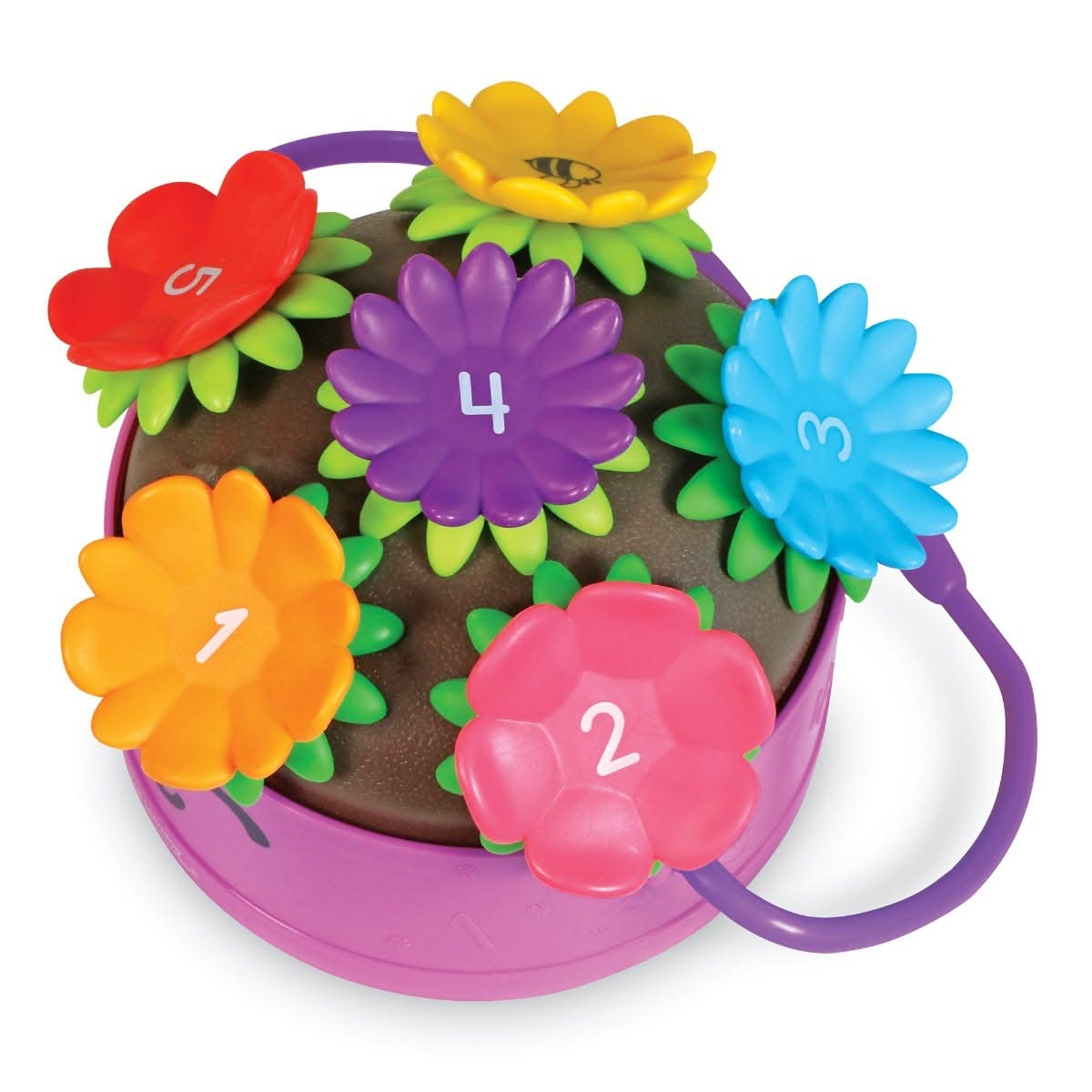 Poppy The Count & Stack Flower Pot, Poppy The Count & Stack Flower Pot,Sorting Resource,Fine Motor Skills resources, Poppy The Count & Stack Flower Pot,Meet Poppy and her 6 colourful count-and-stack-flowers! They're ready for preschool fine motor fun. Stack Poppy’s 2-piece flowers, then count them up with this flower pot toy. As they pick Poppy’s flowers or carry her around with her child-sized handle, toddlers and preschoolers build new skills during imaginativeMeet Poppy and her 6 colourful count-and-stac