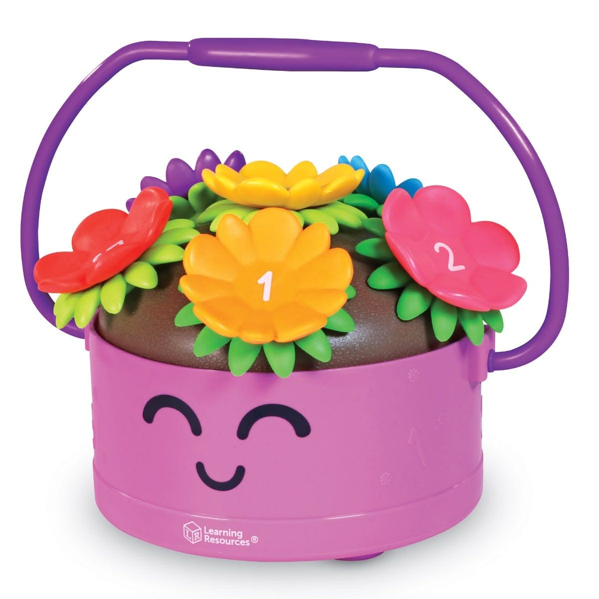 Poppy The Count & Stack Flower Pot, Poppy The Count & Stack Flower Pot,Sorting Resource,Fine Motor Skills resources, Poppy The Count & Stack Flower Pot,Meet Poppy and her 6 colourful count-and-stack-flowers! They're ready for preschool fine motor fun. Stack Poppy’s 2-piece flowers, then count them up with this flower pot toy. As they pick Poppy’s flowers or carry her around with her child-sized handle, toddlers and preschoolers build new skills during imaginativeMeet Poppy and her 6 colourful count-and-stac