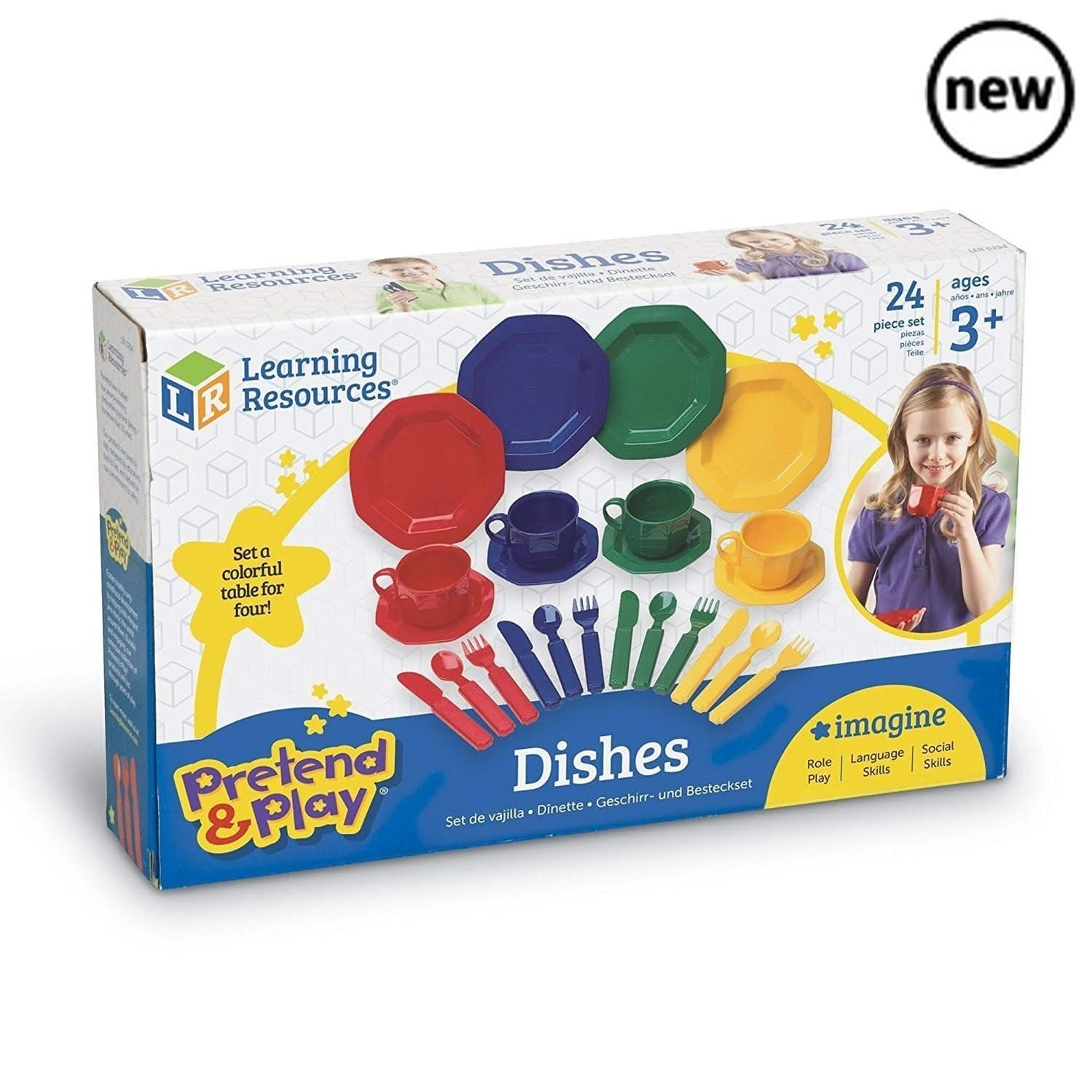 Pretend & Play® Dish Set, Pretend & Play® Dish Set,pretend play kitchen toys,kitchen toys,pretend play household,children's imaginative play idea, Pretend & Play® Dish Set,Pretend & Play® Dish Set – A Fun and Colourful Role Play Experience The Pretend & Play® Dish Set is the ultimate addition to any child's play kitchen or home corner. Designed to enhance imaginative play, this colourful dinner set allows children to immerse themselves in creative role-play, preparing and serving mealsPretend & Play® Dish S