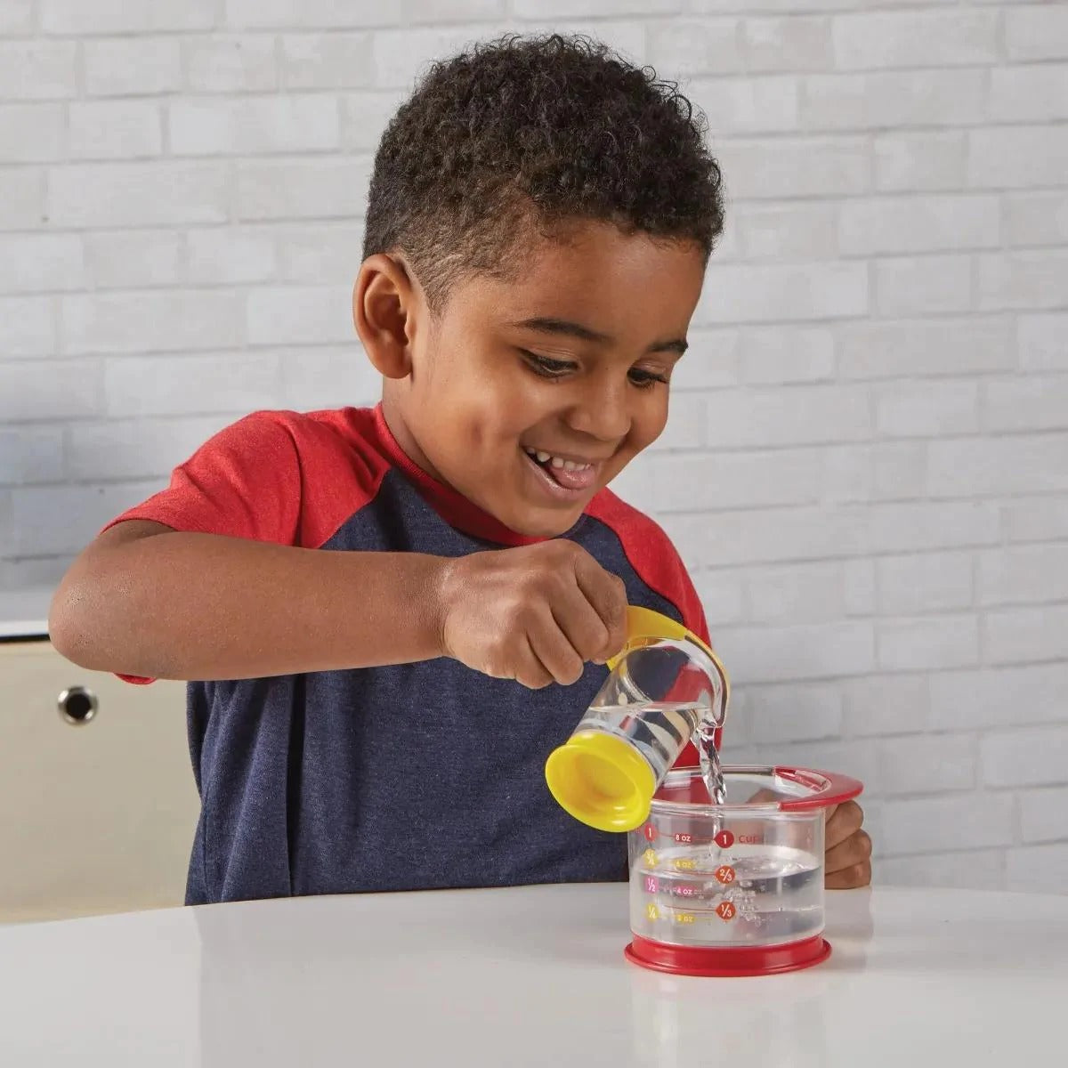 Rainbow Fraction Liquid Measuring Cups, Rainbow Fraction Liquid Measuring Cups,learning resources, learning to measure,fractions resources,EYFS measuring, Rainbow Fraction Liquid Measuring Cups,Make learning to measure easy and fun with the Rainbow Fraction Liquid Measuring Cups. These colorful, food-safe, dishwasher-safe, liquid measuring cups provide a hands-on way for children to learn measurement concepts such as volume, capacity, and fractions while cooking or engaging in imaginative play.Plus these Ra