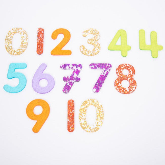 Rainbow Glitter Numbers - Pk14, Rainbow Glitter Numbers - Pk14,TickIT Rainbow Glitter Numbers,TickIT Toys, Rainbow Glitter Numbers - Pk14,The Rainbow Glitter Numbers are a set of 14 sparkling glitter numbers 0-9 made from colourful translucent 3mm acrylic. The Rainbow Glitter Numbers set includes two styles of the numbers 4 and 7, with an additional 1 & 0. They are ideal for use on a light panel to encourage numeral recognition. Numbers come with a 2.5mm,Rainbow Glitter NumbersThe Rainbow Glitter Numbers ar