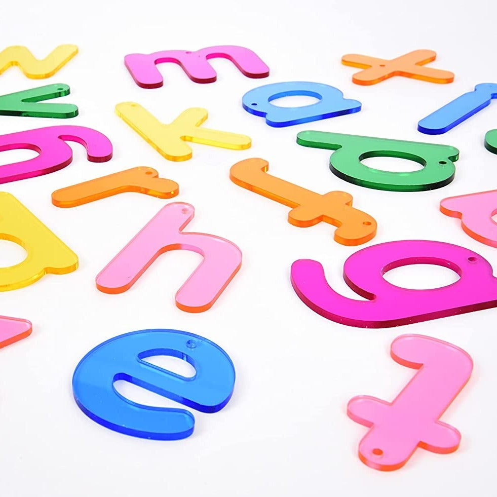 Rainbow Letters Pack of 26, Rainbow Letters Pack of 26,light box sensory resources,classroom numeracy resources,early years literacy resources, Rainbow Letters Pack of 26,TickiT® Rainbow Letters are colourful clear acrylic letters in a clear child-friendly font, making them ideal for letter recognition and learning the alphabet. Their tactile and colourful properties capture your child's attention, encouraging them to trace the shape of the letters with their finger on the smooth surfac,Rainbow Letters Pack