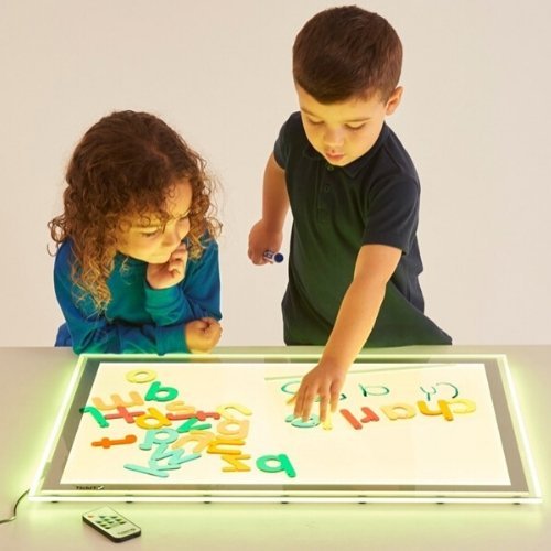 Rainbow Letters Pack of 26, Rainbow Letters Pack of 26,light box sensory resources,classroom numeracy resources,early years literacy resources, Rainbow Letters Pack of 26,TickiT® Rainbow Letters are colourful clear acrylic letters in a clear child-friendly font, making them ideal for letter recognition and learning the alphabet. Their tactile and colourful properties capture your child's attention, encouraging them to trace the shape of the letters with their finger on the smooth surfac,Rainbow Letters Pack