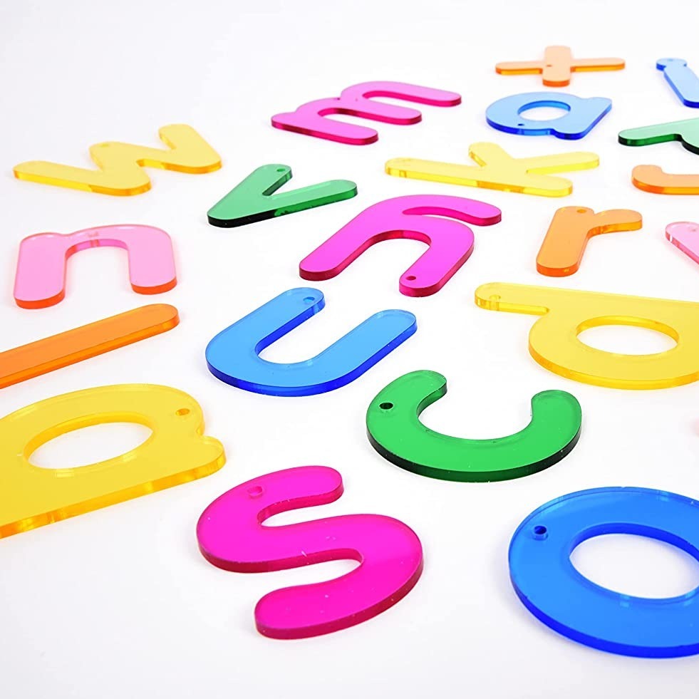 Rainbow Letters Pack of 26, Rainbow Letters Pack of 26,light box sensory resources,classroom numeracy resources,early years literacy resources, Rainbow Letters Pack of 26,TickiT® Rainbow Letters are colourful clear acrylic letters in a clear child-friendly font, making them ideal for letter recognition and learning the alphabet. Their tactile and colourful properties capture your child's attention, encouraging them to trace the shape of the letters with their finger on the smooth surfac,Rainbow Letters Pack