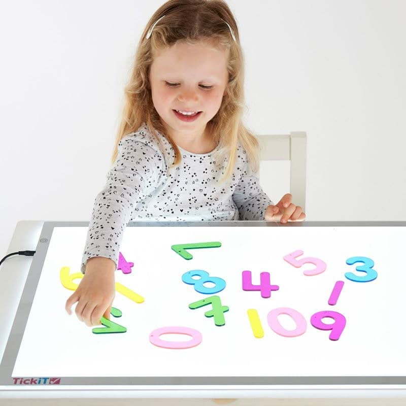 Rainbow Numbers - Pk14, Rainbow Numbers - Pk14,Rainbow Numbers,light exploration primary school,primary school resources,light and sound resources for schools, Rainbow Numbers - Pk14,TickiT® Rainbow Numbers - Clear Acrylic Numbers Set TickiT® Rainbow Numbers offer a vibrant, hands-on way to help children with number recognition and early counting skills. These colourful, clear acrylic numbers are designed in a child-friendly font that is easy to read and smooth to the touch, making them perfectTickiT® Rainb