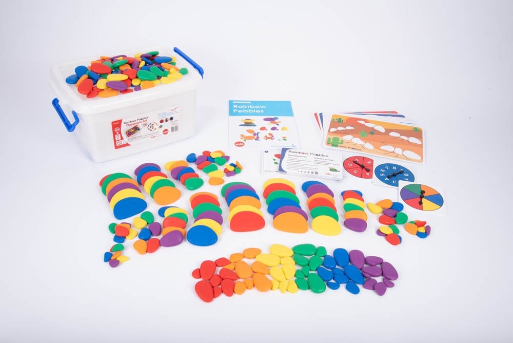 Rainbow Pebbles® Classroom Set, Rainbow Pebbles® Classroom Set,ShopEDEX,Edex education rainbow pebbles,rainbow pebbles classroom set, Rainbow Pebbles® Classroom Set,The edx education® Rainbow Pebbles® Classroom Set is fantastic for children to play, learn and get creative! These safe, smooth and tactile pebbles will spark your child's curiosity and encourage them to use their imagination to develop unique and interesting ways to incorporate them into play. Their odd shape makesThe edx education® Rainbow Peb