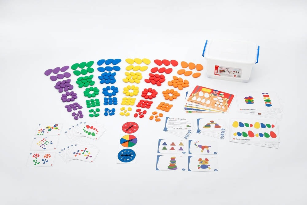 Rainbow Pebbles® Classroom Set, Rainbow Pebbles® Classroom Set,ShopEDEX,Edex education rainbow pebbles,rainbow pebbles classroom set, Rainbow Pebbles® Classroom Set,The edx education® Rainbow Pebbles® Classroom Set is fantastic for children to play, learn and get creative! These safe, smooth and tactile pebbles will spark your child's curiosity and encourage them to use their imagination to develop unique and interesting ways to incorporate them into play. Their odd shape makesThe edx education® Rainbow Peb