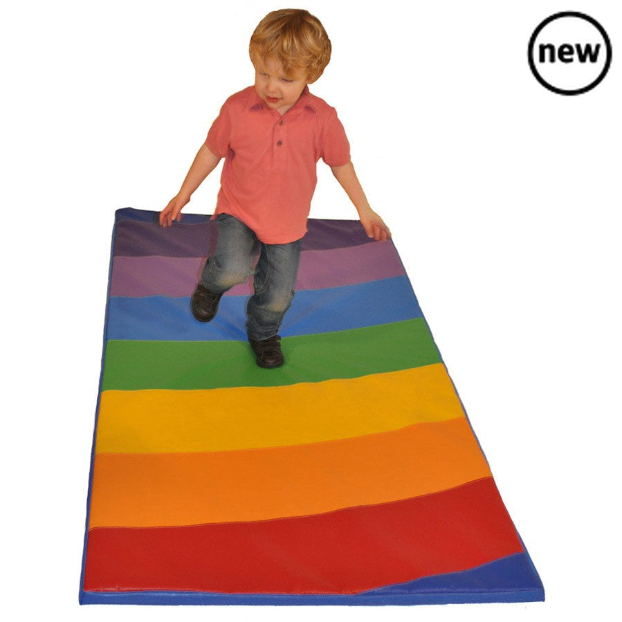 Rainbow Play Mat, Rainbow Play Mat,Softplay mat,Soft play mat,Tumble play mat,soft play floor mat,sensory floor soft play,toddler softplay mat, Rainbow Play Mat,Discover the vibrant world of the Rainbow Play Mat, where safety meets education in a riot of colours and an ocean of fun! Expertly designed to offer a reliable safety surface for energetic play activities, this play mat is a must-have in every child's play area. Let's delve deeper into the features that make this play,Rainbow PlayDiscover the vibra