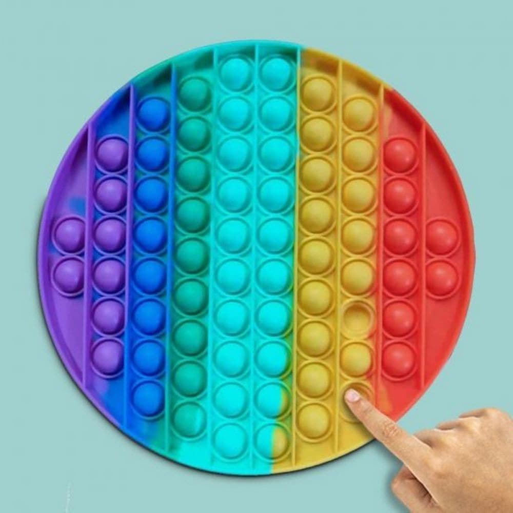 Rainbow Push Popper Jumbo Mat, Rainbow Push Popper Jumbo Mat,Children's Fidget toys,bubble popping toy,fidget toy bubble popping popper,fidget toys, Rainbow Push Popper Jumbo Mat,Rainbow Push Popper Jumbo Mat – The Ultimate Fidget Toy! Experience the ultimate sensory joy with the Rainbow Push Popper Jumbo Mat, the extra-large version of our beloved best-seller. This vibrant, rainbow-coloured pad is a sensory delight, featuring a grid of bubbles that make a satisfying pop sound when pressedRainbow Push Poppe