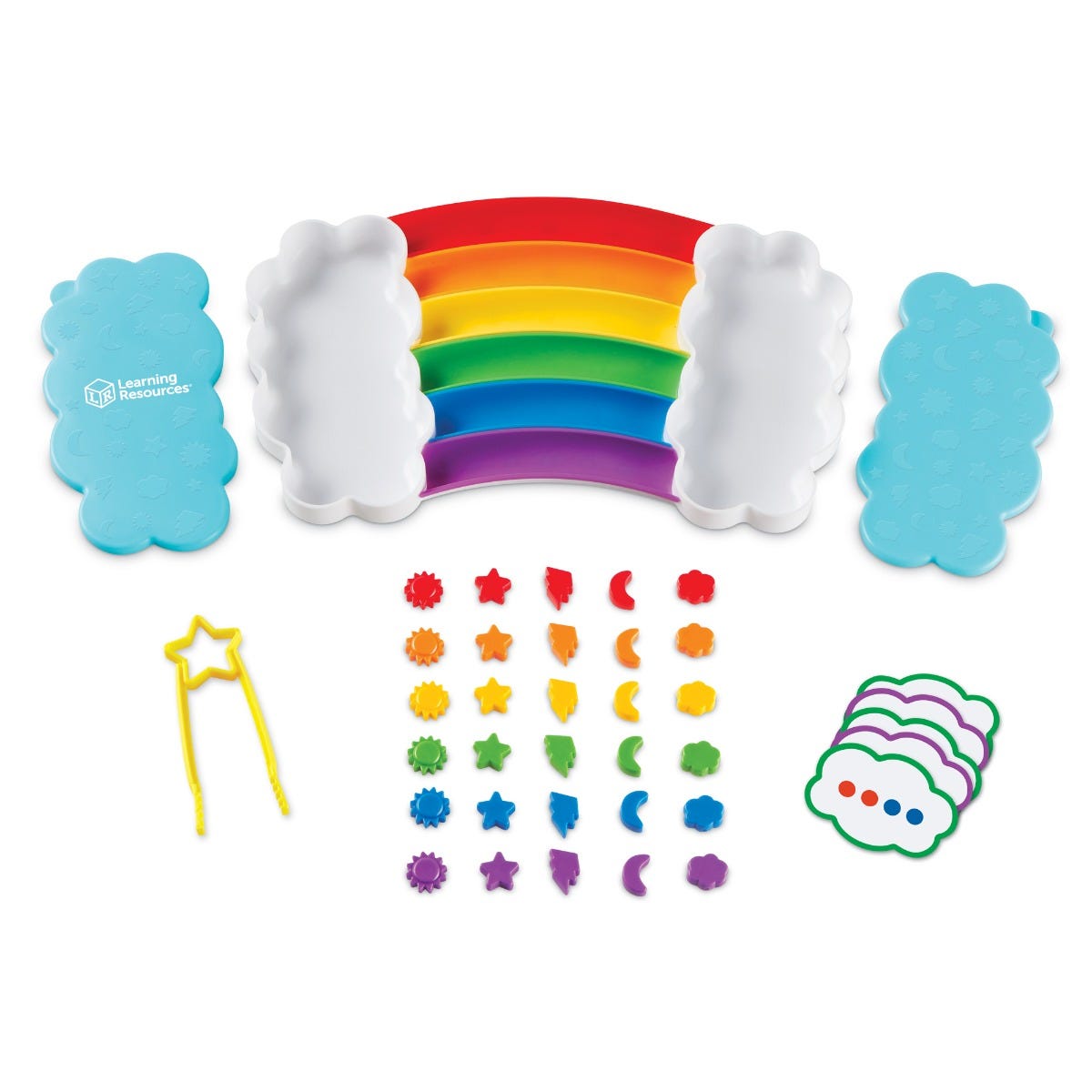 Rainbow Sorting Set, Rainbow Sorting Set,numeracy resources,school numeracy resources,school classroom resources, Rainbow Sorting Set,Rainbow Sorting Set Introduce your child to the exciting world of colours, shapes, and early maths with the vibrant Rainbow Sorting Set! This engaging preschool learning toy is designed to teach sorting, patterning, and early addition skills through a fun, hands-on activity. The set features 30 colourful counters in si,Rainbow Sorting SetRainbow Sorting Set Introduce your chi