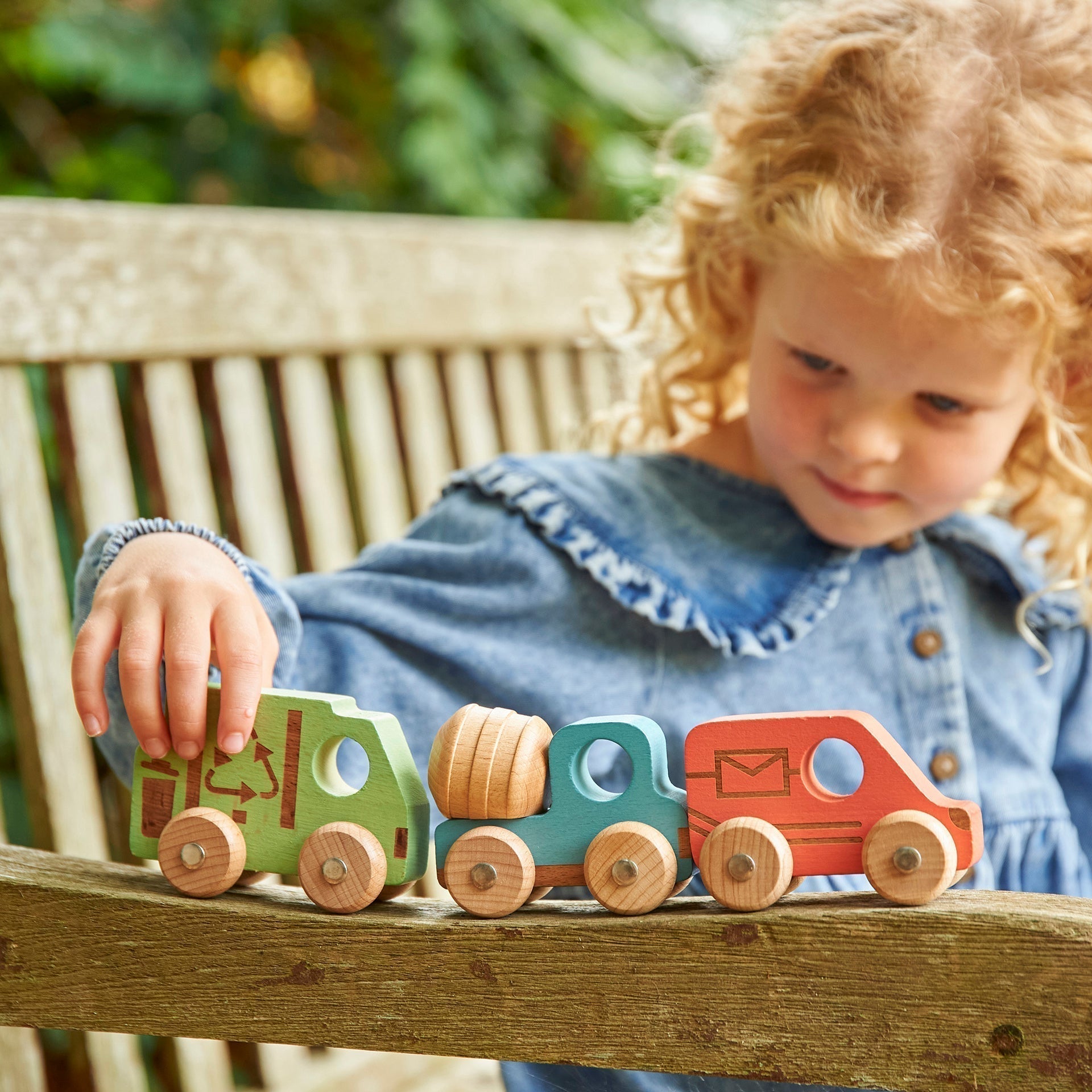 Rainbow Wooden Community Vehicles, Rainbow Wooden Community Vehicles,TickIT Rainbow Wooden Community Vehicles,Wooden rainbow toys resources, Rainbow Wooden Community Vehicles,The TickiT® Rainbow Wooden Community Vehicles set is the perfect choice for young transport enthusiasts! These beautifully crafted, solid beechwood vehicles bring imaginative play to life with their vibrant rainbow colours and smooth, natural woodgrain finish. Each vehicle in the set—featuring a red post van, blueThe TickiT® Rainbow Wo