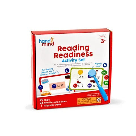 Reading Readiness Activity Set, Reading Readiness Activity Set,reading readiness set,reading resources,learning resources,reading resources,eyfs reading resources,learn to read resources, Reading Readiness Activity Set,The Reading Readiness Activity Set is great for hands-on interactive literacy learning in the classroom or at home. Children use the magnetic wand and letter and sound counters to learn upper- and lowercase letters, initial and ending sounds, and blending and segmenting sounds. The Reading Re