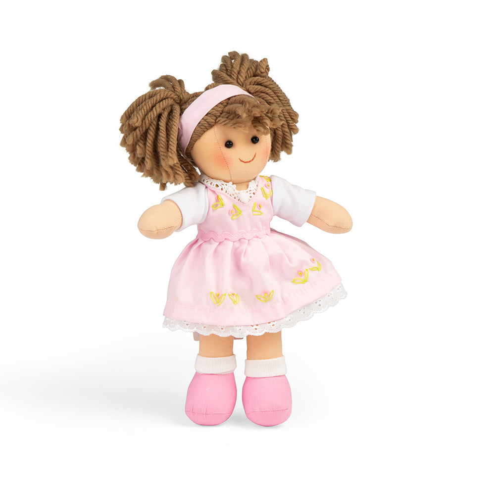 Rose Doll - Small, Rose Doll - Small,Children's dolls,doll toys, Rose Doll - Small,Introducing Rose, the softest and most lovable doll you'll ever meet! With her delicate features and irresistible charm, she will capture your heart in an instant. Dressed in a beautiful lacy pink dress, Rose exudes elegance and grace.Her bunched brown hair adds a touch of playfulness to her overall appearance. You won,Rose Doll -Introducing Rose, the softest and most lovable doll you'll ever meet! With her delicate features 