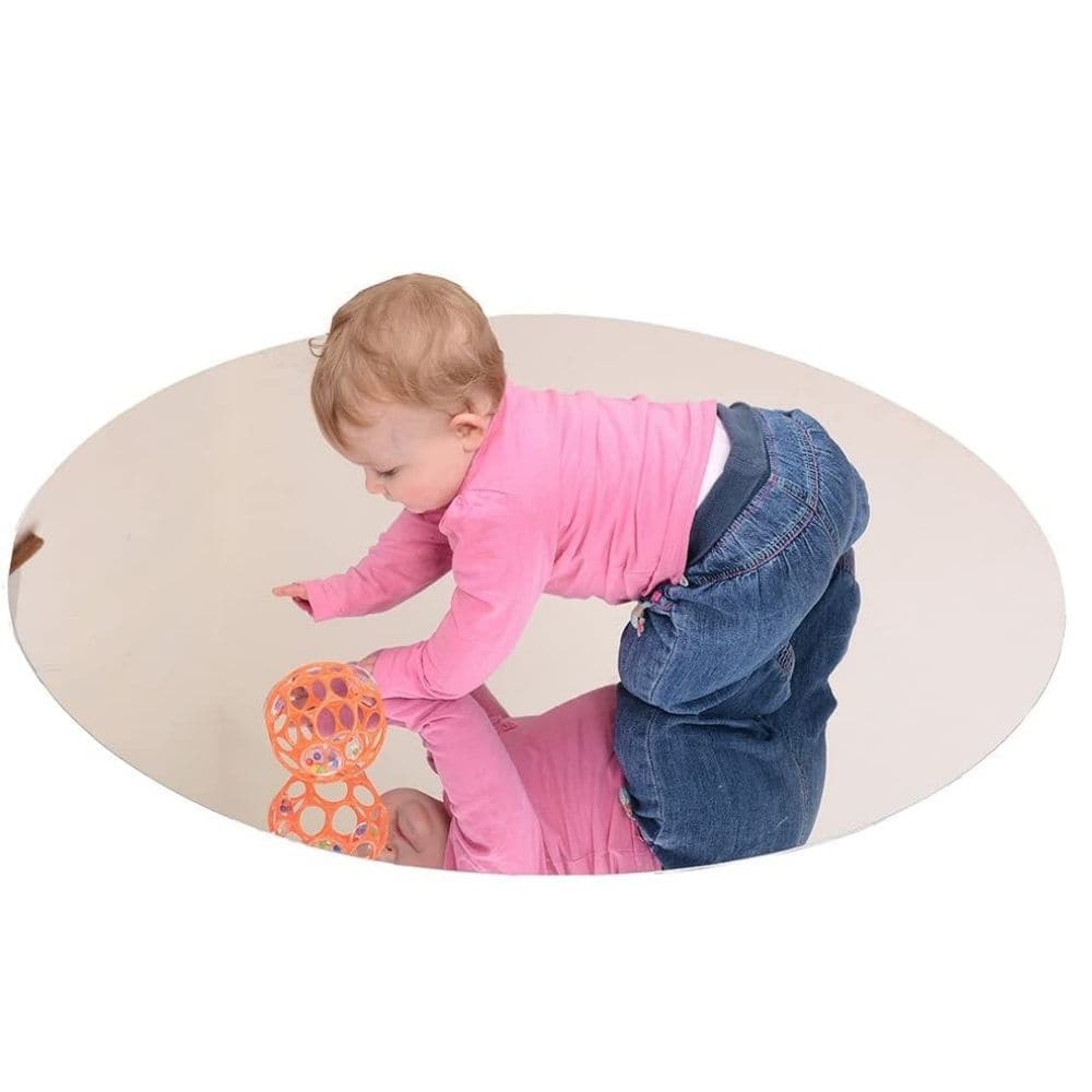 Round Visual Perception Mirror, Round Visual Perception Mirror,Visual perception toys,visual perception special needs,visual perception autism toys, Round Visual Perception Mirror,Engage your little one's senses and curiosity with the Round Visual Perception Mirror, a large floor mirror specifically designed to foster a child's development from a young age. This multi-functional Round Visual Perception Mirror is more than just a reflective surface; it's a tool for enhancing visual tracking, hand,Round Visua