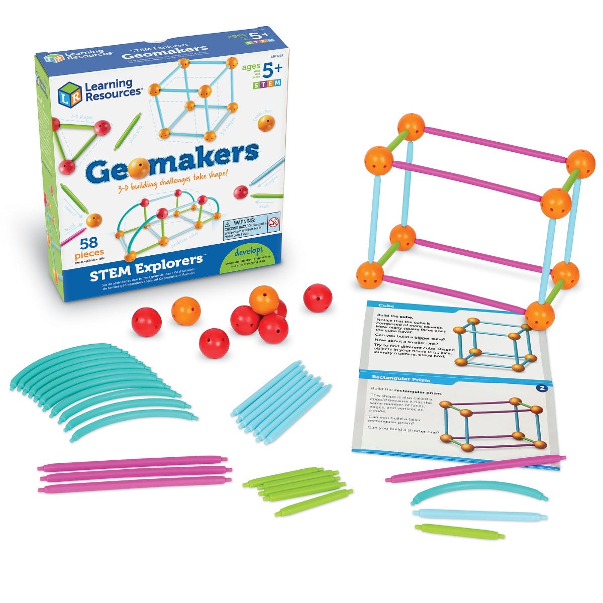 STEM Explorers Geomakers, STEM Explorers Geomakers,STEM resources,Stem toys,EYFS stem toys,Primary school stem resources, STEM Explorers Geomakers,The STEM Explorers Geomakers help children develop their understanding of 2D and 3D shapes and geometry through fun, hands-on building activities and challenges. The STEM Explorers Geomakers set comes with an activity guide and includes 10 engaging tasks designed to develop problem solving and critical thinking skills ,STEM Explorers GeomakersThe STEM Explorers G